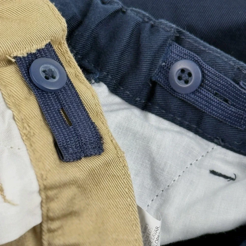 New Children Place School Uniform Pant Boy 4T Navy Blue Khaki Flax Chino Cotton